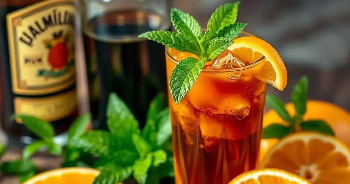 Orange Cuba Libre with Mint: A Refreshing Twist on a Classic Cocktail