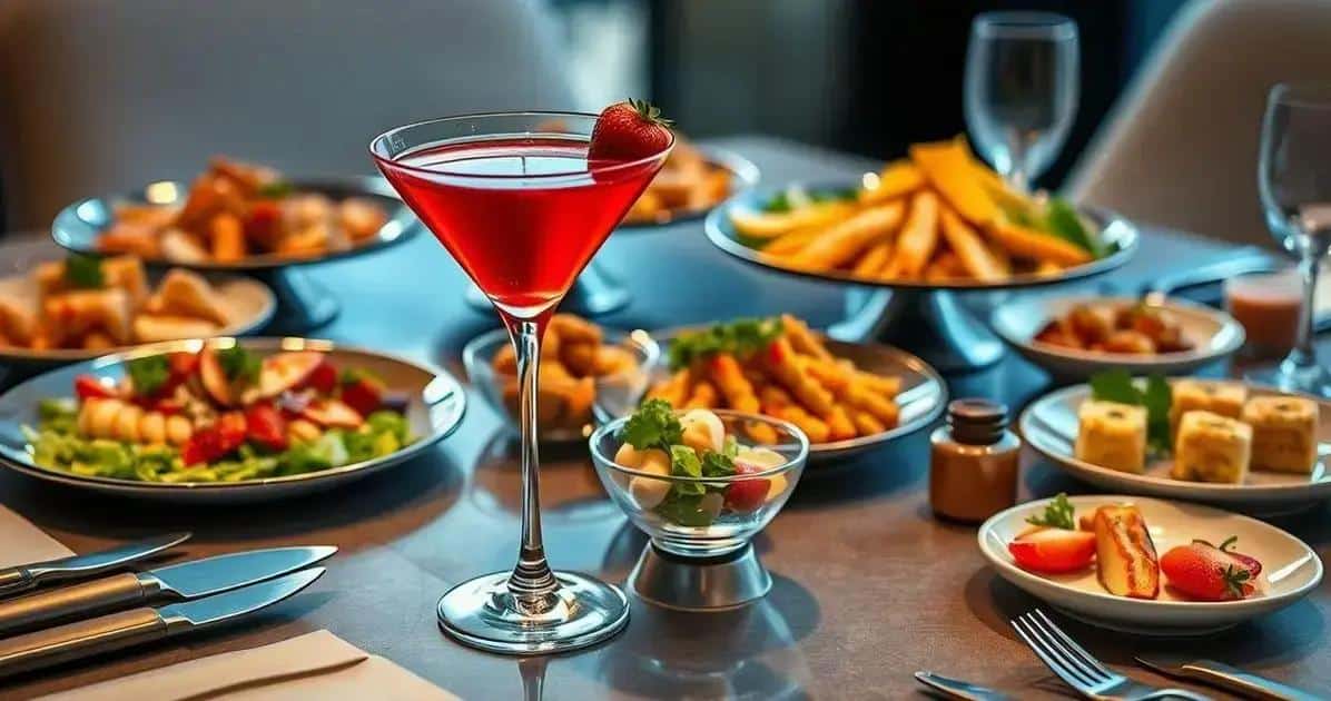 Pairing Food with Strawberry Martini