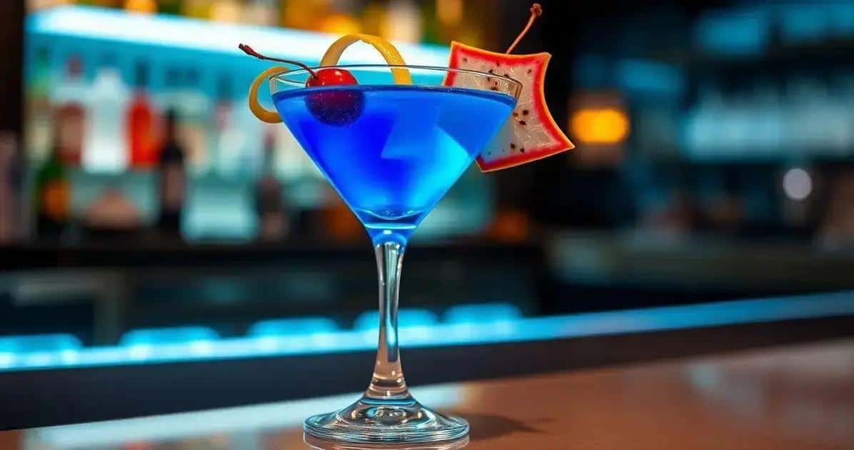 Perfect Garnishes for a Blue Martini