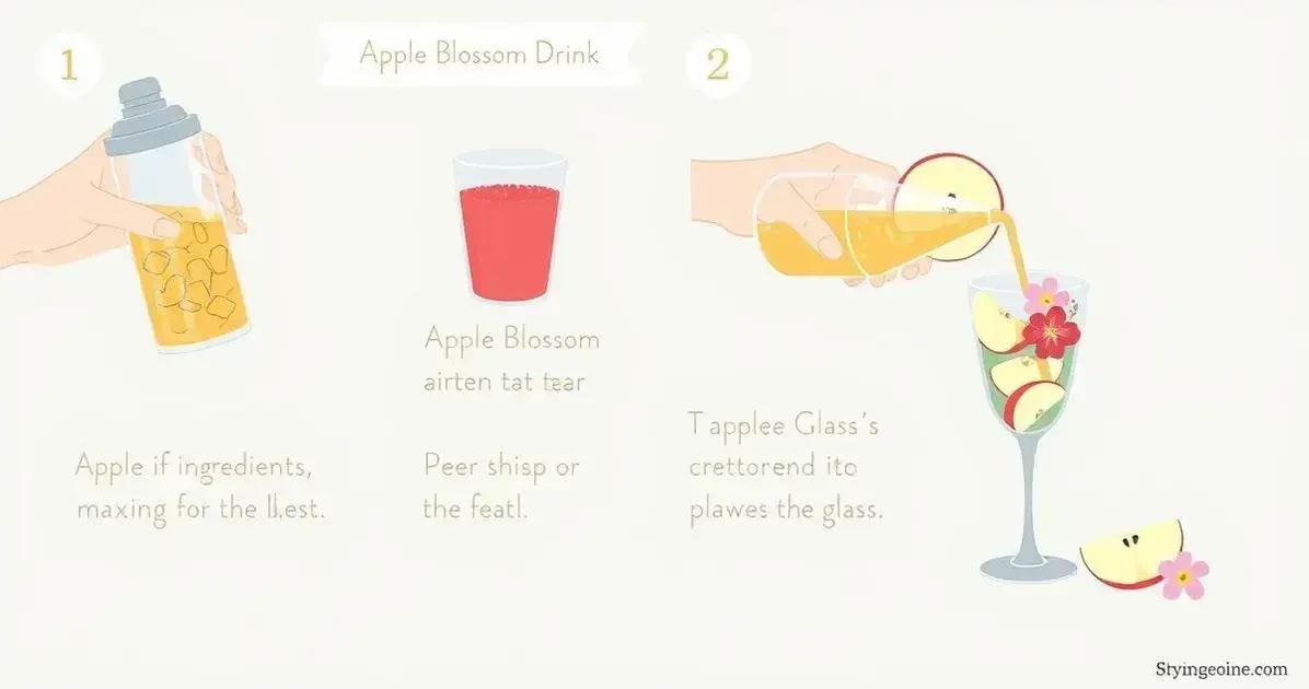 Preparation Method for Apple Blossom Drink