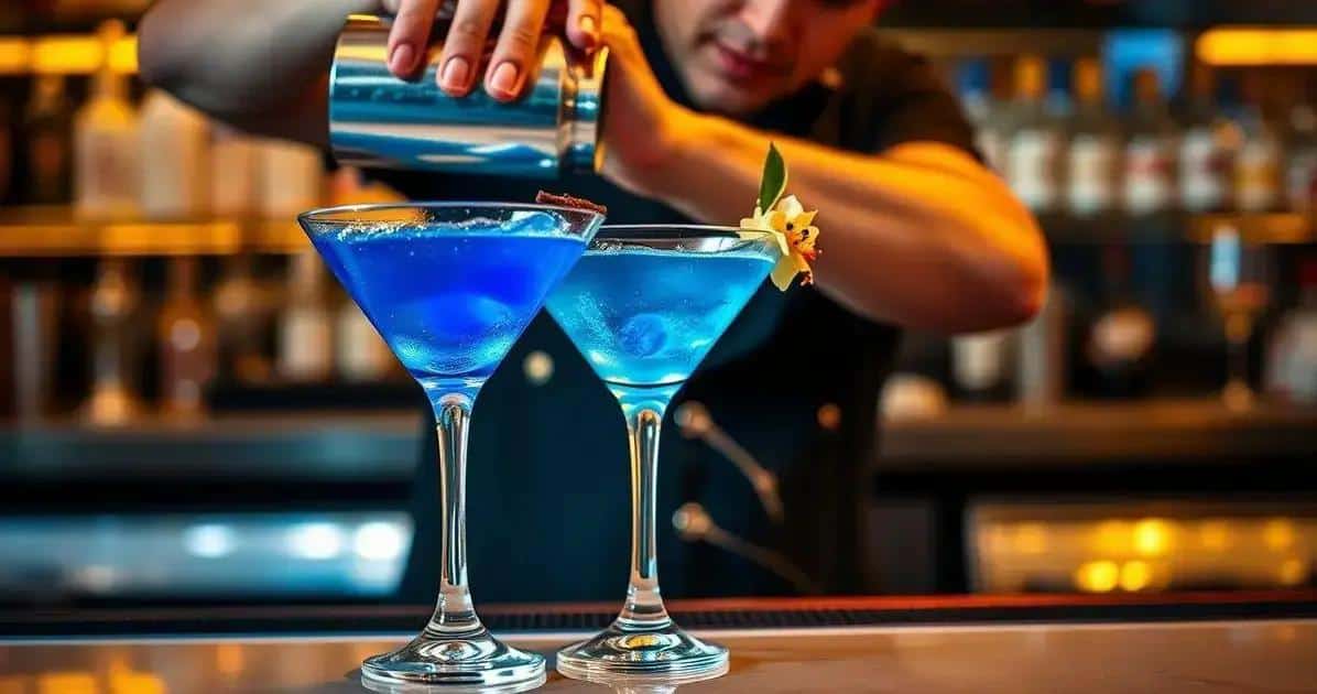 Preparation Method for Blue Martini
