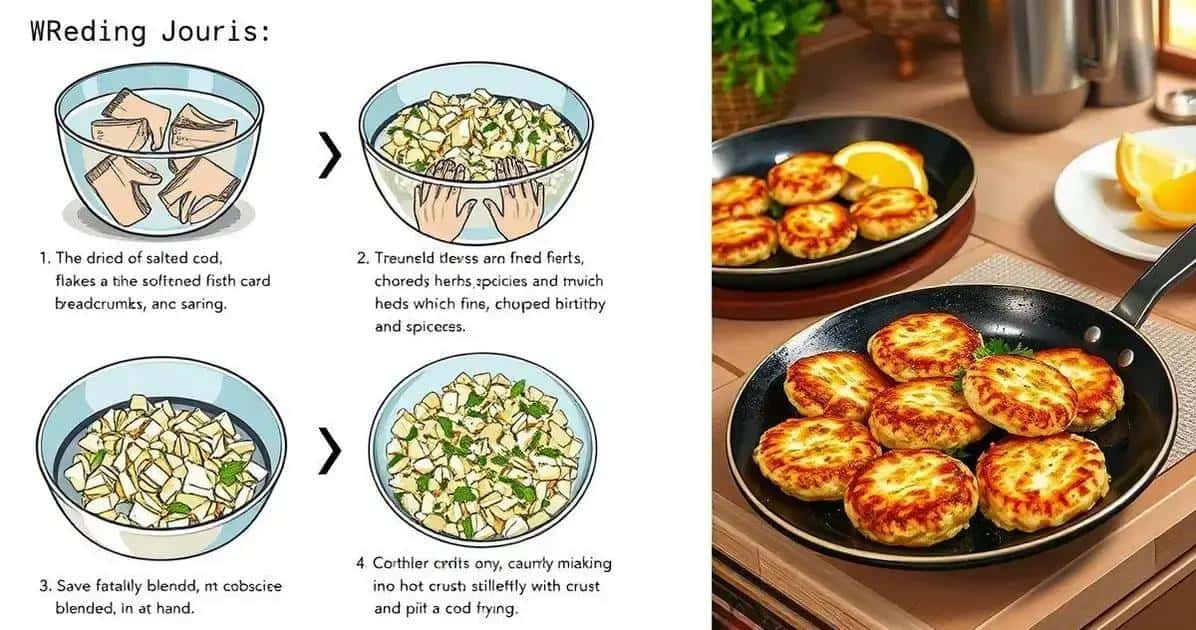 Preparation Method for Codfish Cakes