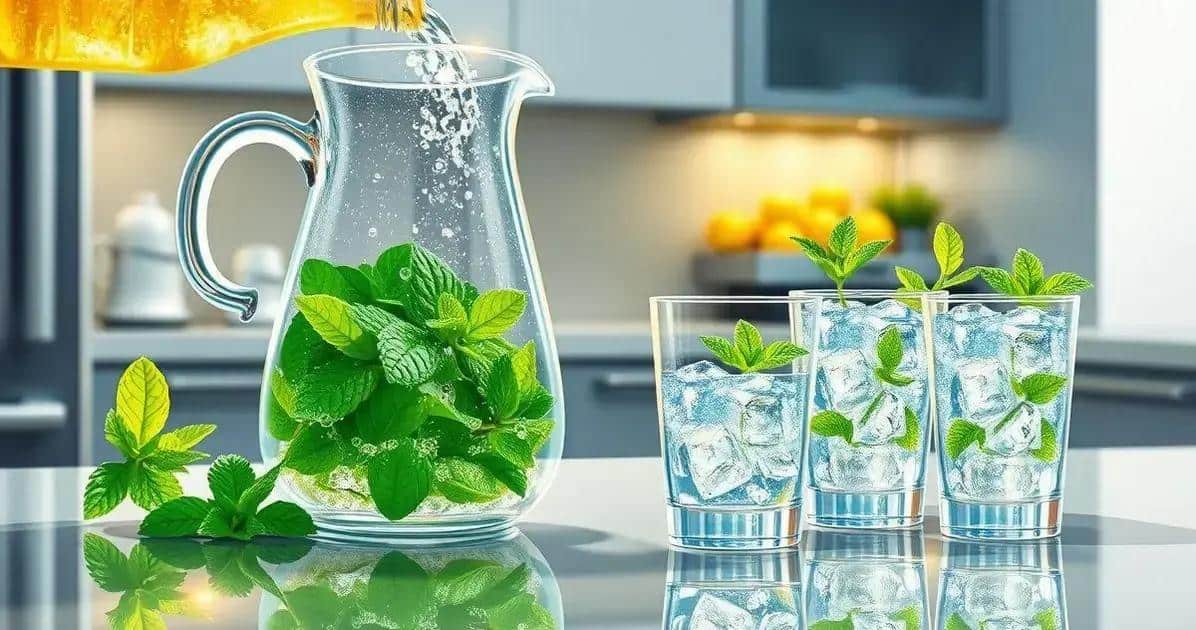 Preparation Method for Energy Drink with Lemon Soda and Mint