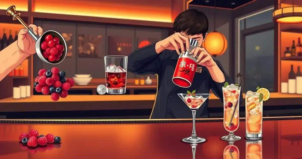 Preparation Method for Sake Cocktail