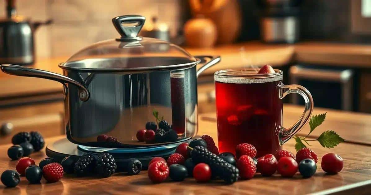 Preparing the Liqueur Infusion for Coffee with Berries