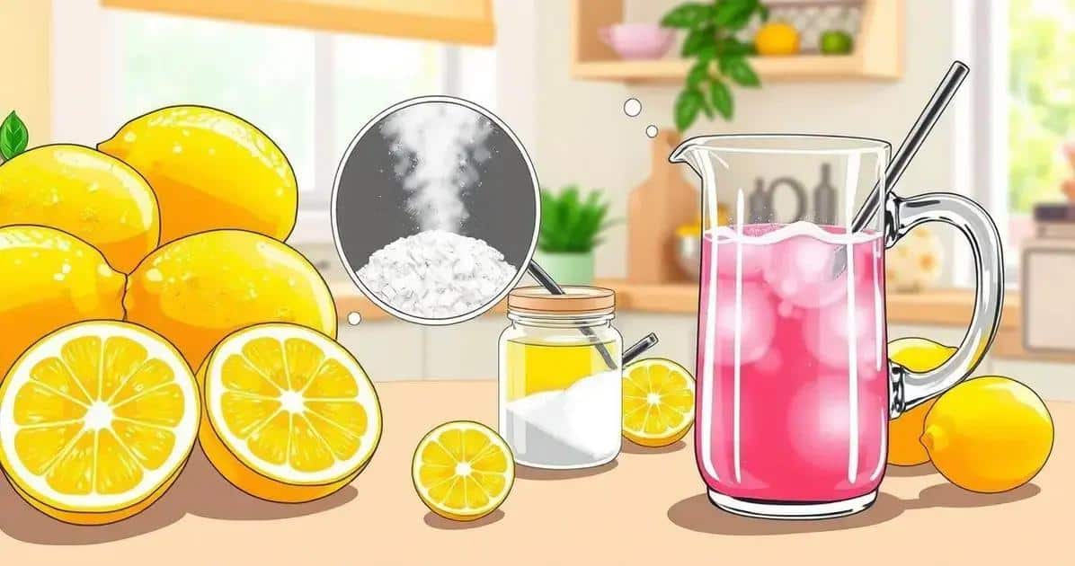 Preparing the Pink Lemonade Base