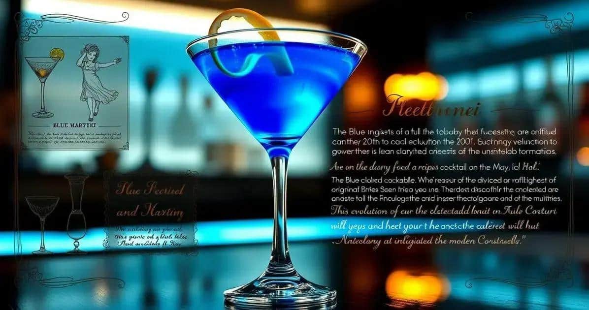 Recipe Curiosities about Blue Martini