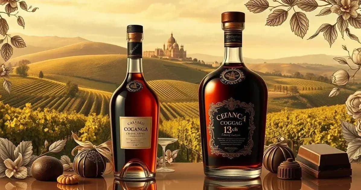Recipe Curiosities about Cognac and Chocolate Liqueur