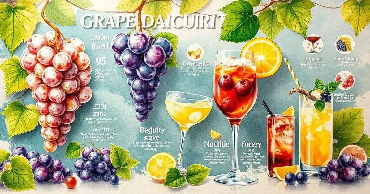 Recipe Curiosities about Grape Daiquiri