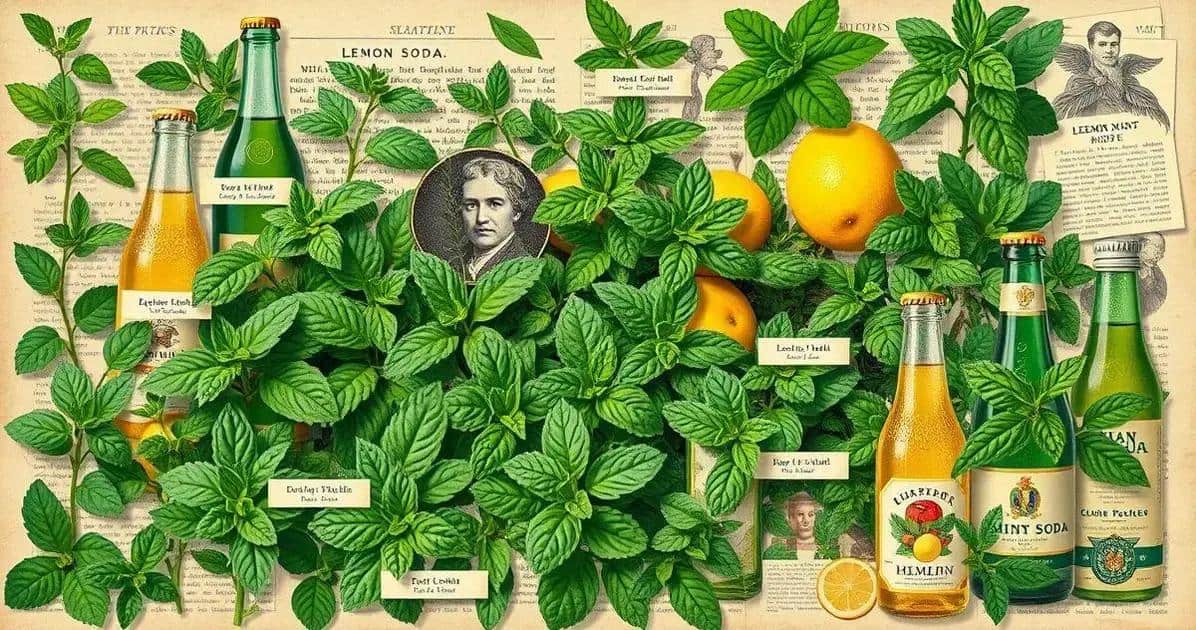 Recipe Curiosities about Mint and Lemon Soda