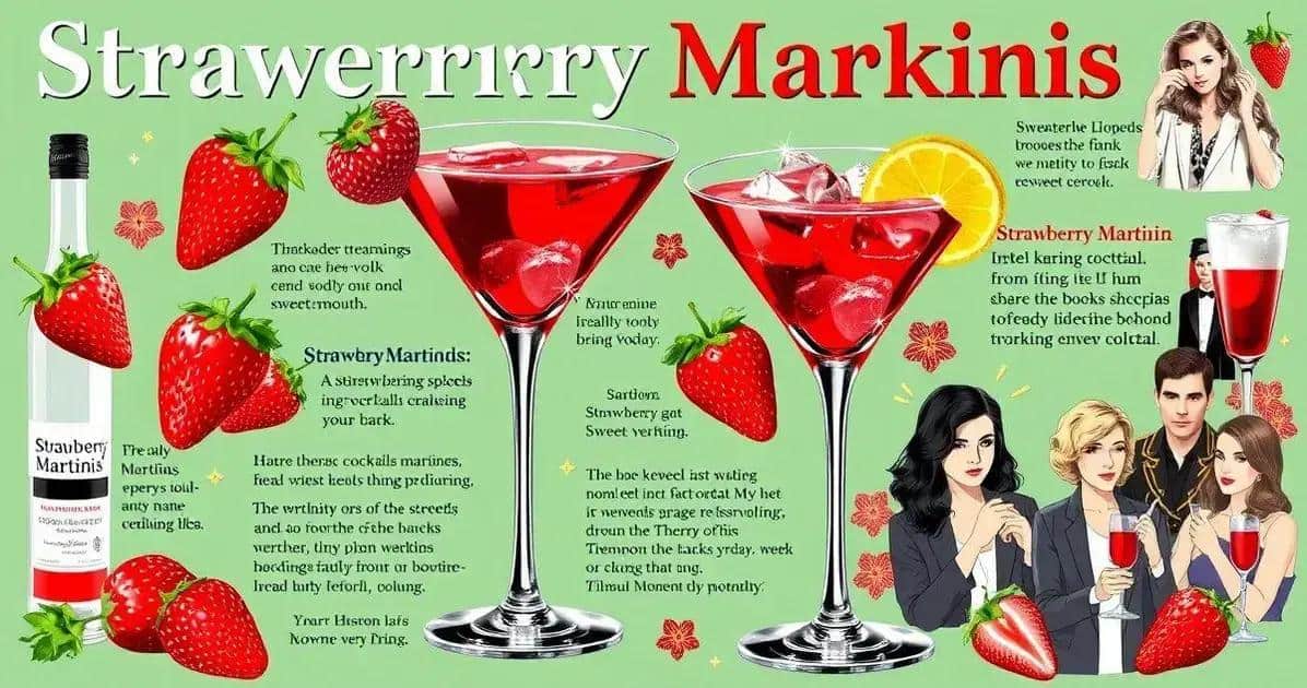 Recipe Curiosities About Strawberry Martini