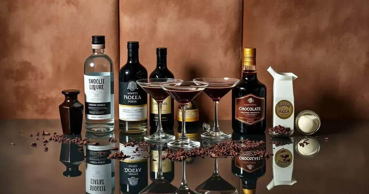 Recipe Ingredients for a Perfect Chocolate Martini