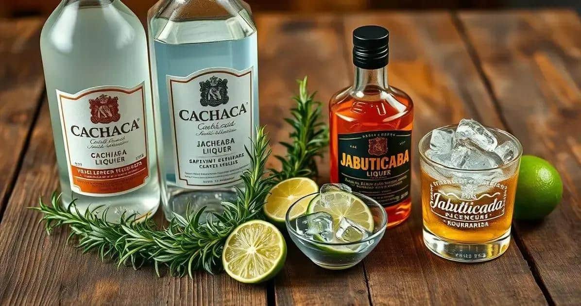 Recipe Ingredients for Cachaça with Jabuticaba Liqueur and Rosemary
