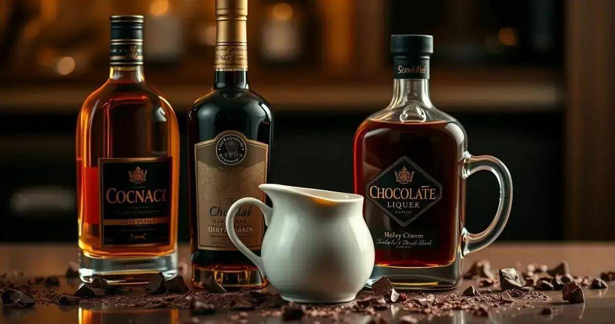 Recipe Ingredients for Cognac with Chocolate Liqueur and Cream