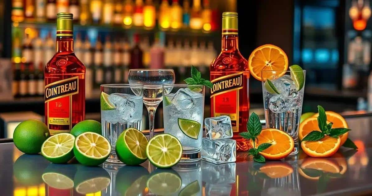 Recipe Ingredients for Drink with Cointreau Fizz