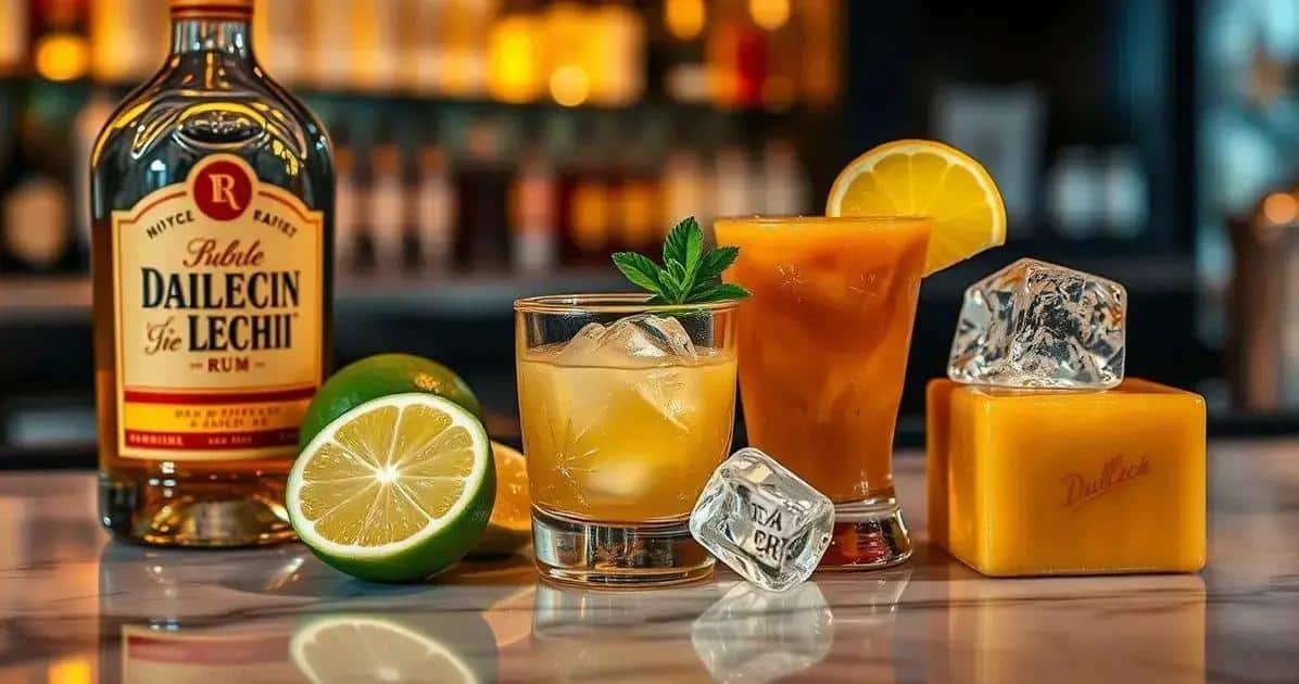 Recipe Ingredients for Dulce de Leche Daiquiri