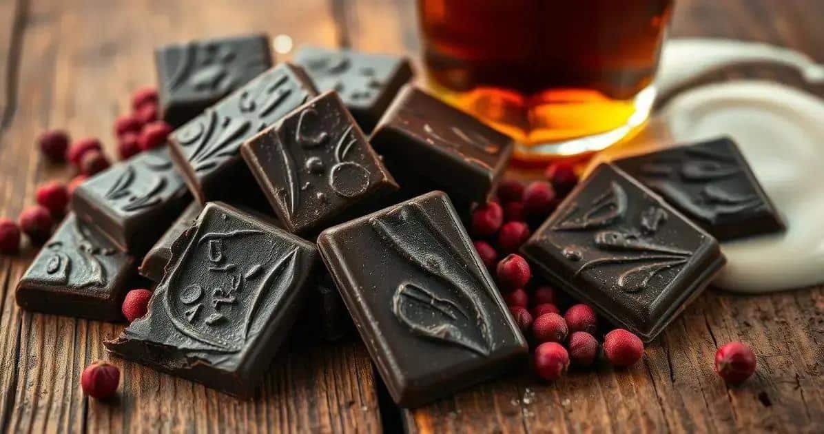 Recipe Ingredients for Hot Chocolate with Pink Pepper and Aged Rum