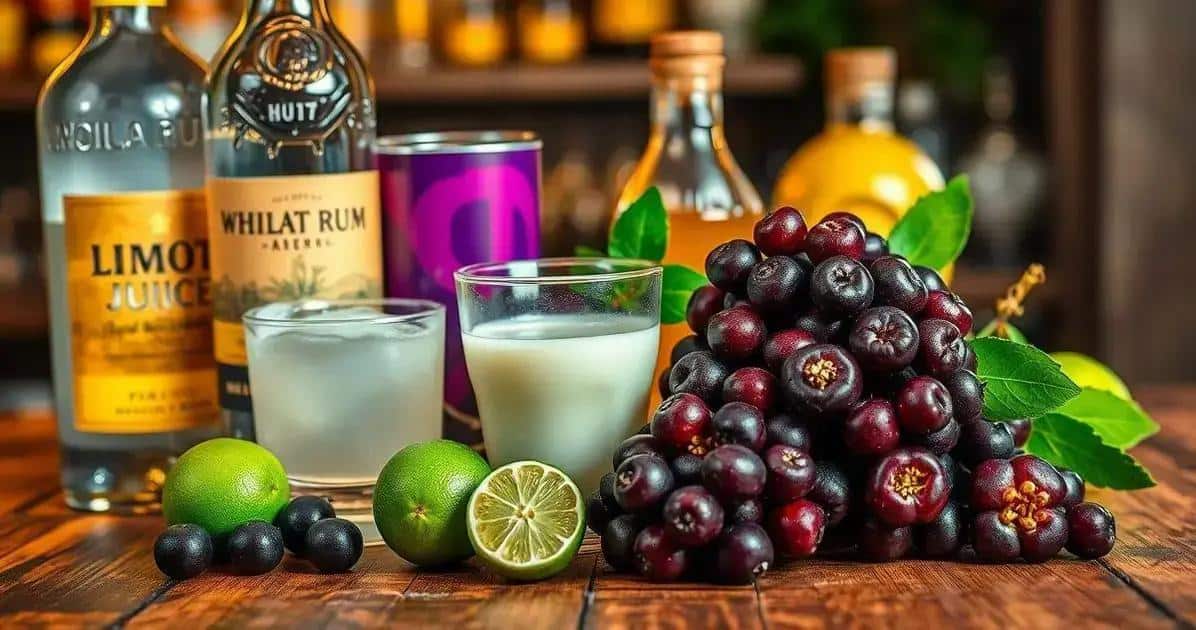 Recipe Ingredients for Jabuticaba Daiquiri