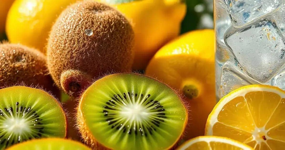 Recipe Ingredients for Kiwi Soda with Sicilian Lemon