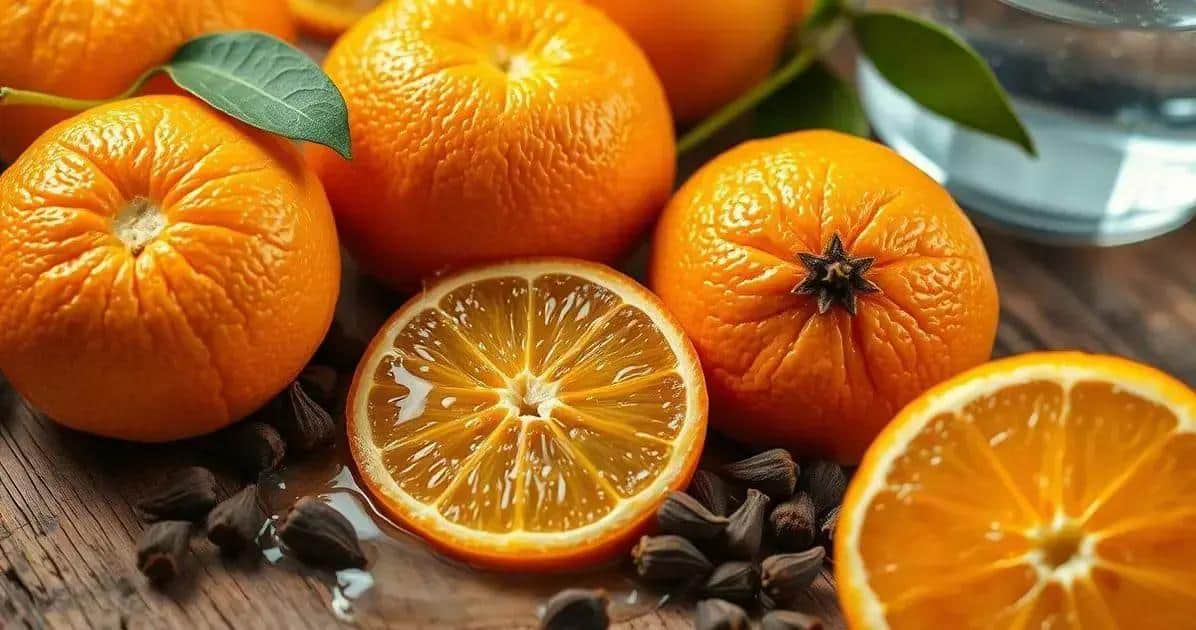 Recipe Ingredients for Orange Caipiríssima with Clove and White Rum