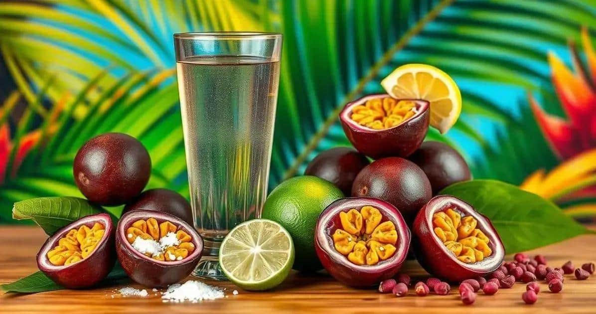 Recipe Ingredients for Passion Fruit Caipiríssima