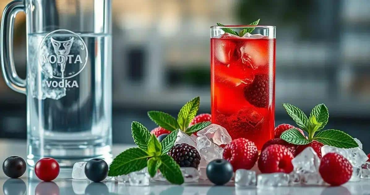 Recipe Ingredients for Vodka with Red Berry Soda