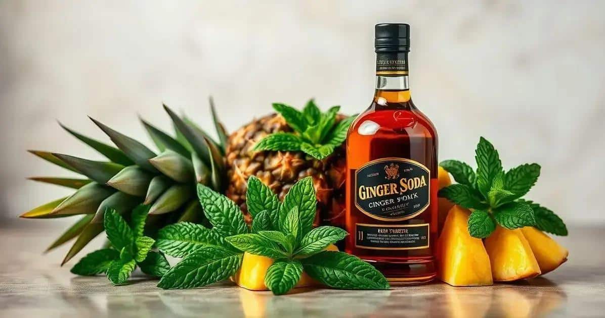 Recipe Ingredients for Whisky with Ginger Soda and Pineapple