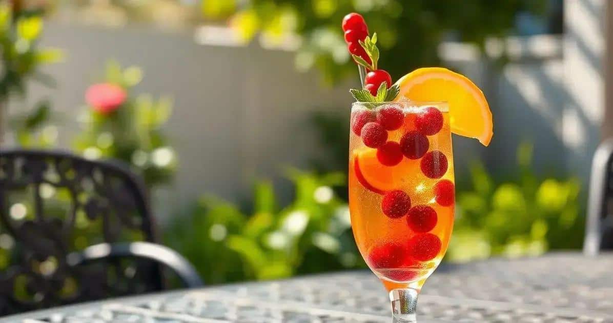 Rum with Sparkling Wine and Red Berries: A Refreshing Cocktail Delight