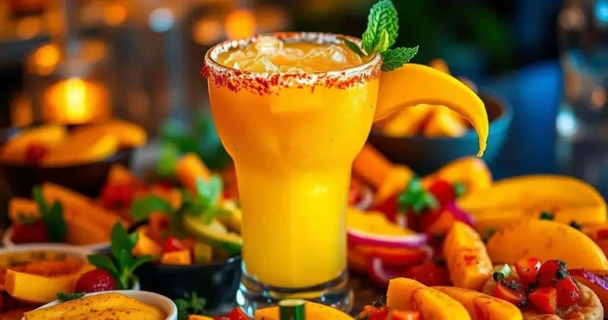 Serving Suggestions for Frozen Mango Margarita with Pepper