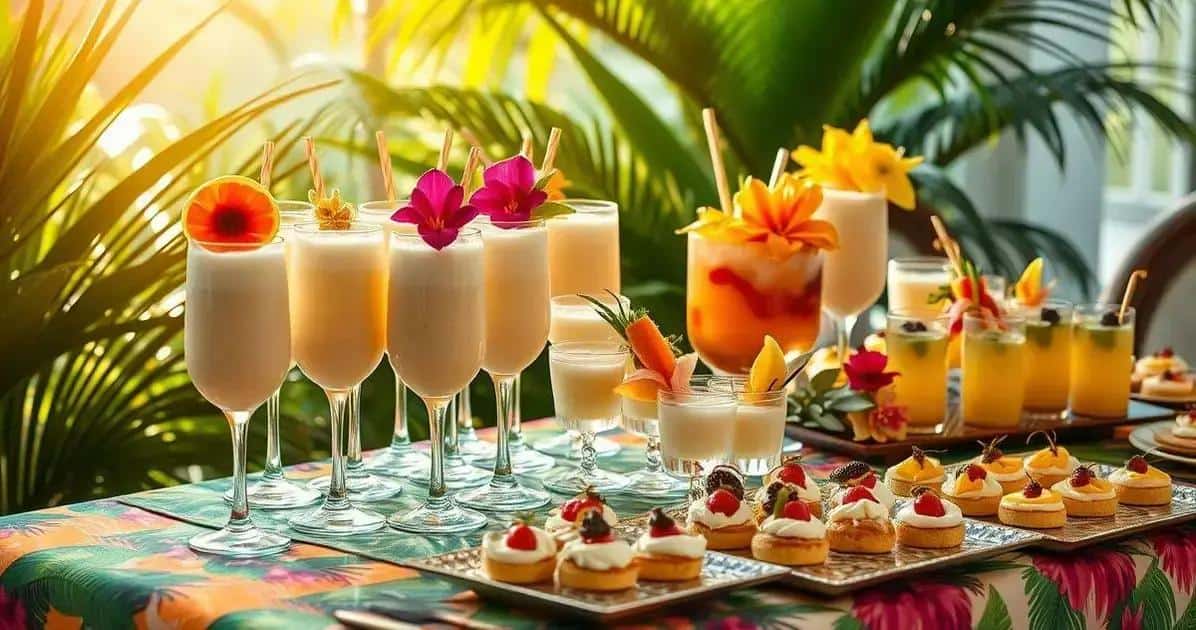 Serving Suggestions for Vanilia Palm Drink