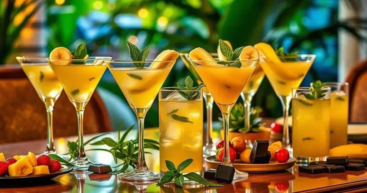 Serving Suggestions for Your Banana Liqueur Cocktail