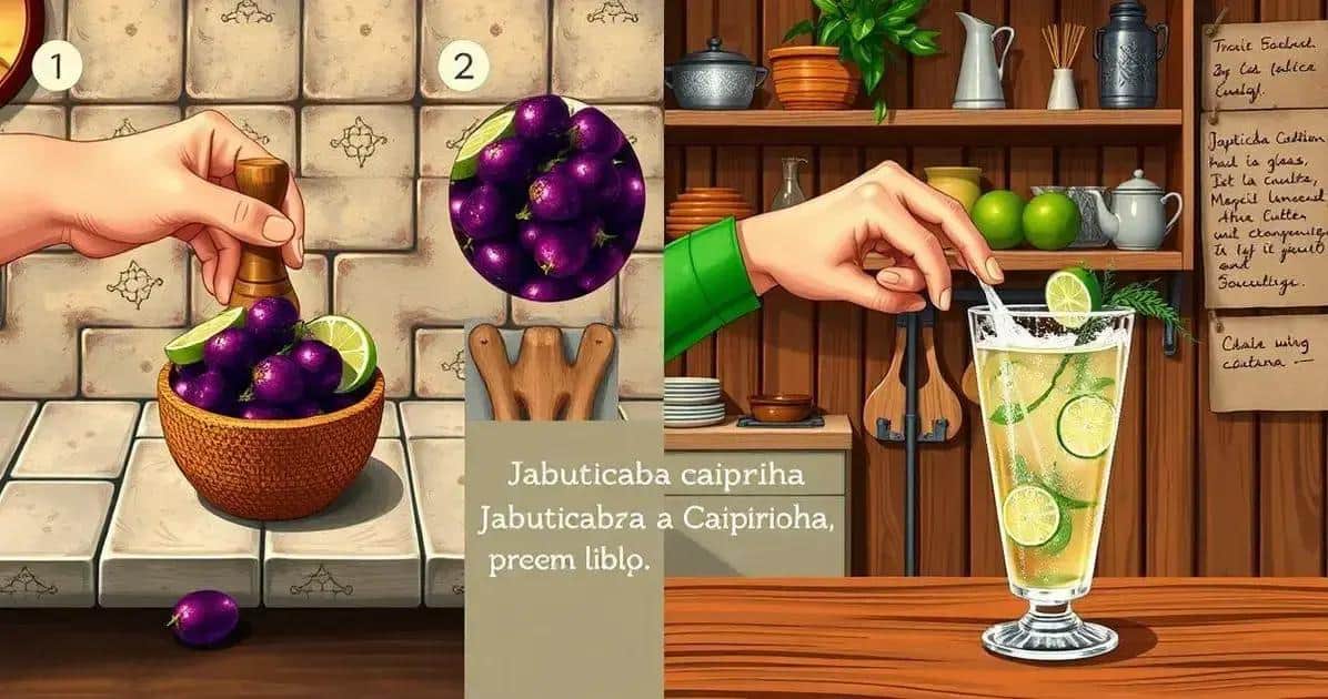 Step-by-Step Preparation Method for Jabuticaba Caipirinha