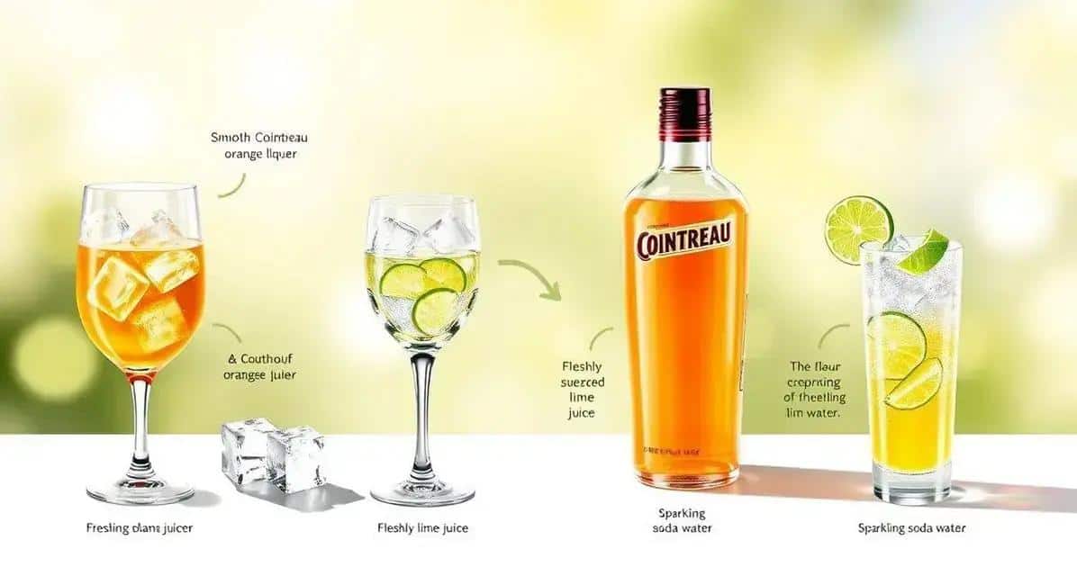 Step-by-Step Preparation Method of Drink with Cointreau Fizz