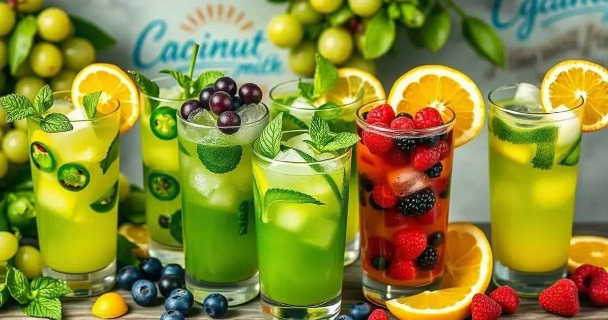Unique Variations of the Green Grape Caipiríssima