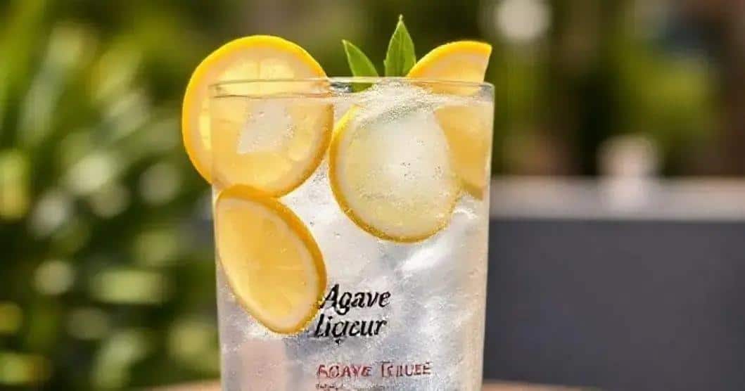 Agave Liqueur with Tonic and Sicilian Lemon: A Refreshing Taste Adventure