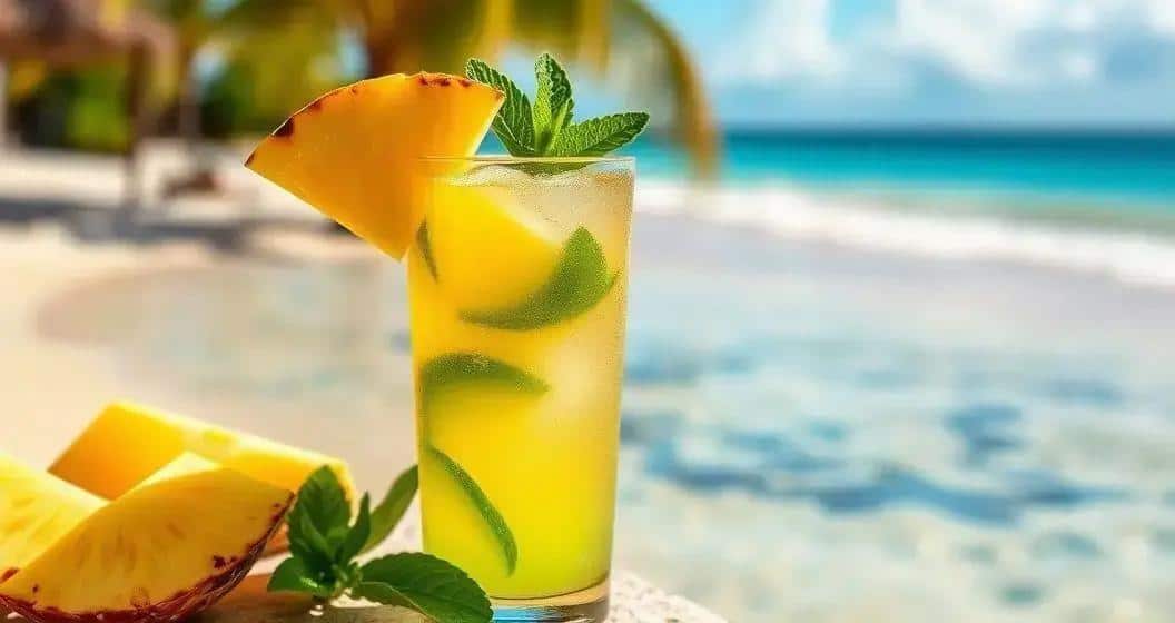 Alcohol-Free Pineapple Drink: A Delicious Tropical Beverage! Try It!