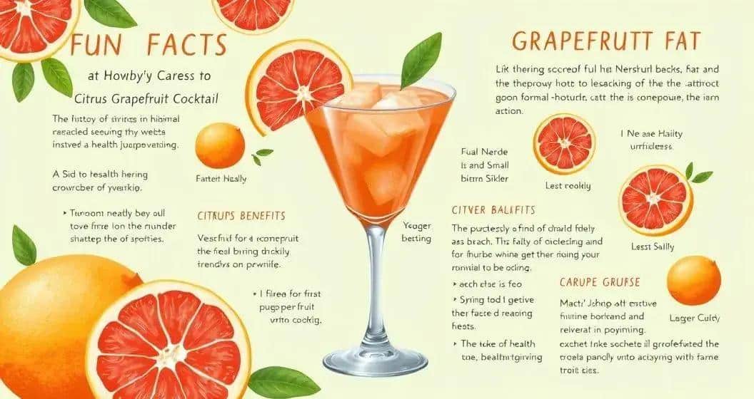 Citrus Grapefruit Cocktail Recipe Curiosities