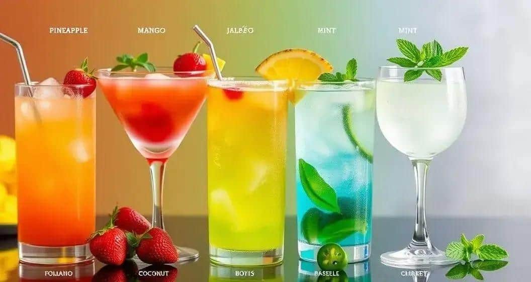 Cocktail Variations with Pineapple