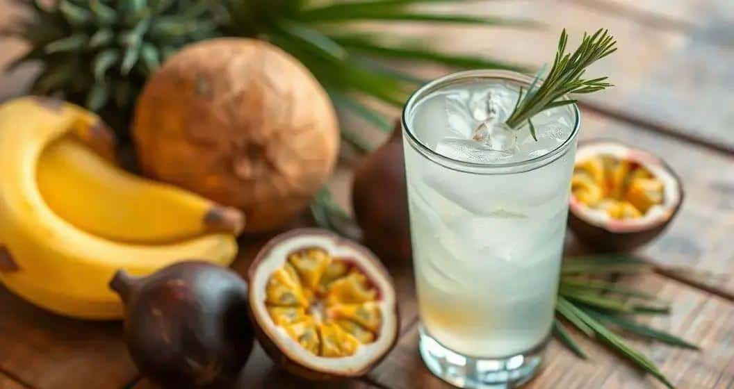 Coconut Water with Passion Fruit Juice and Rosemary: Refreshing Recipe to Try
