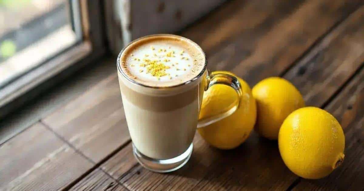 Coffee with Almond Milk and Sicilian Lemon Zest: A Refreshing Morning Elixir