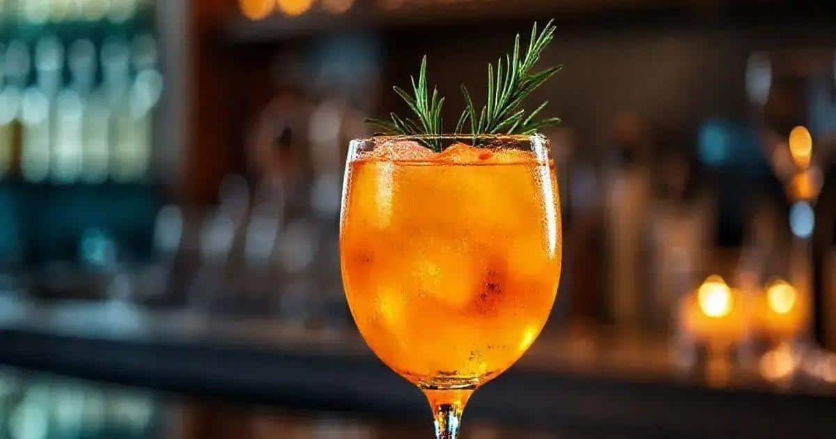 Cognac with Passion Fruit Juice and Rosemary: A Refreshing Cocktail Delight