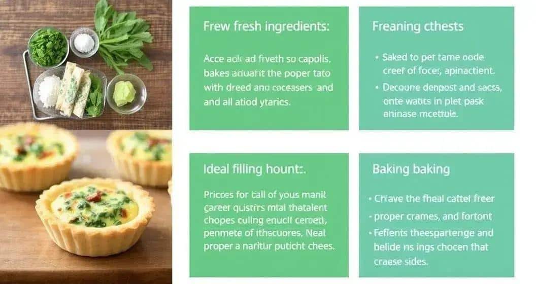 Cooking Tips for Mini Spinach and Cheese Quiches