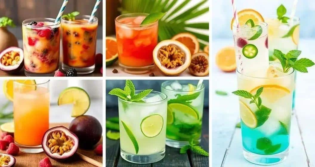 Creative Variations of Coconut Water with Passion Fruit Juice