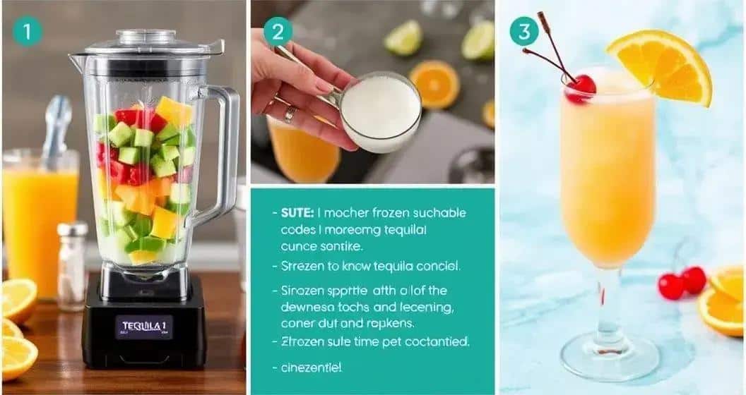 Detailed Preparation Method for Perfect Frozen Tequila Sunrise