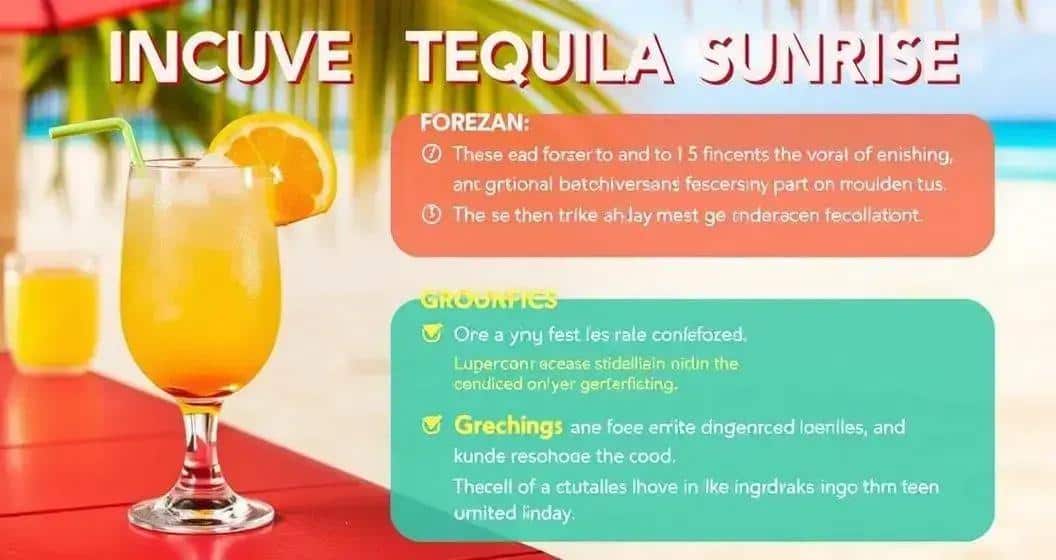 Exploring Unique Recipe Curiosities of the Frozen Tequila Sunrise