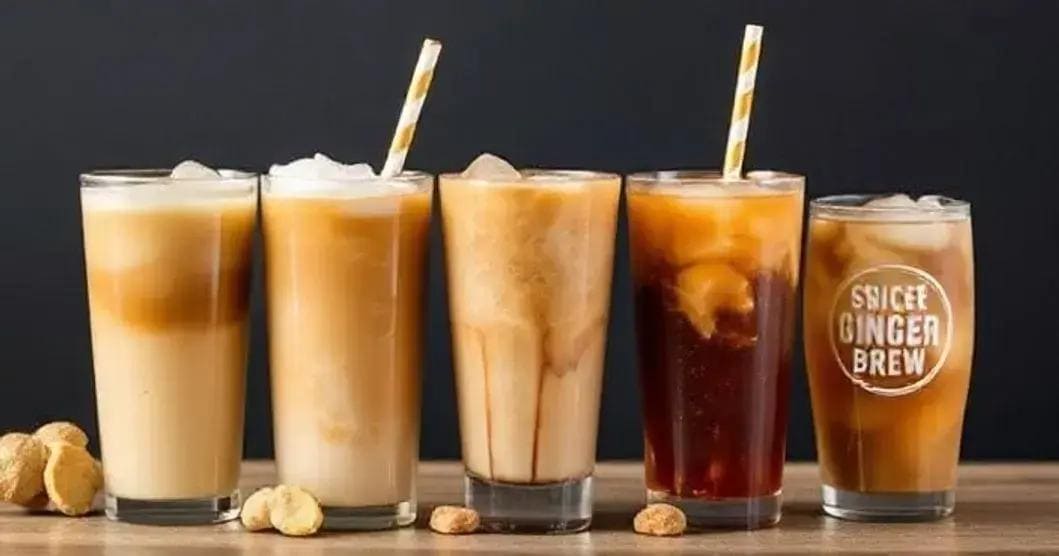Exploring Variations of Iced Coffee with Ginger