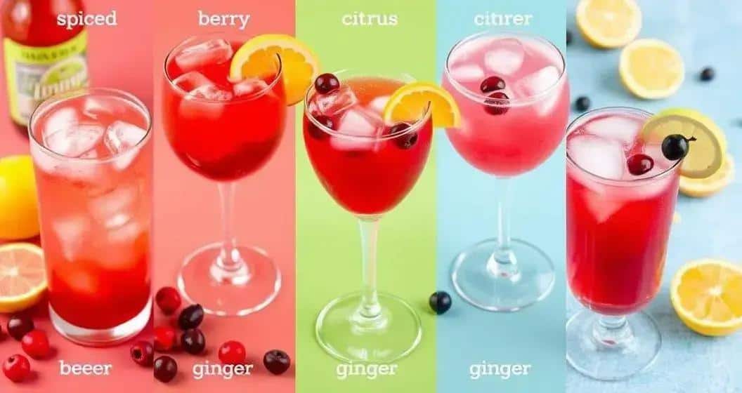 Exploring Variations of the Cranberry Fizz Cocktail