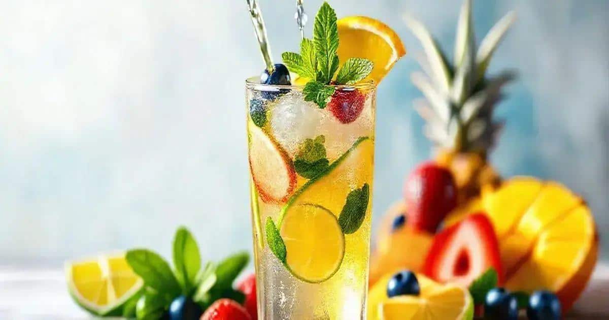 Garnishing Your Corona Caipiríssima
