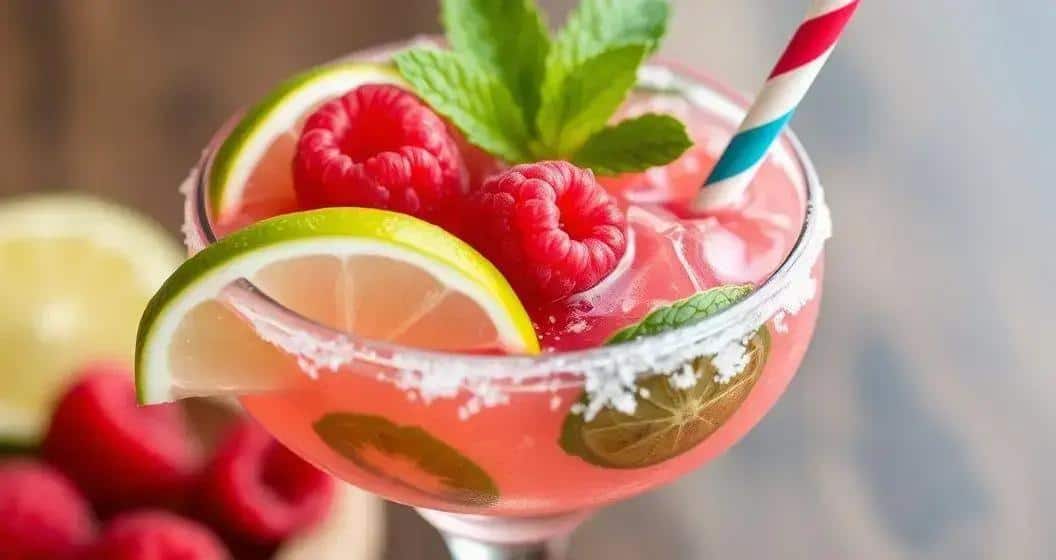 Garnishing Your Raspberry Margarita