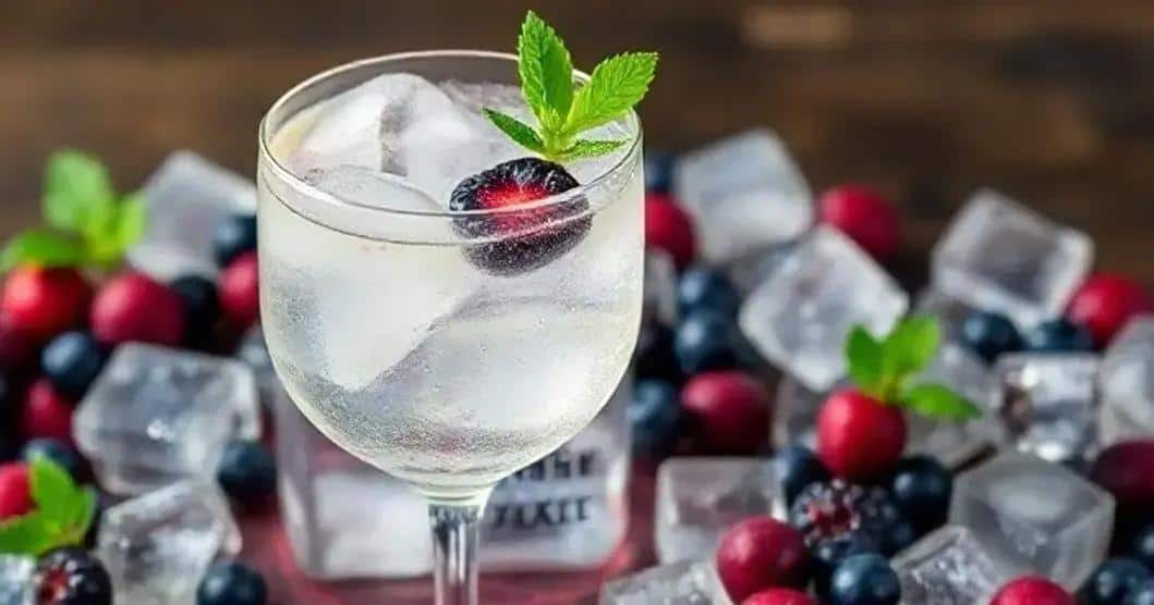 Gin and Tonic with Jabuticaba Liqueur: Tiny and Flavorful!